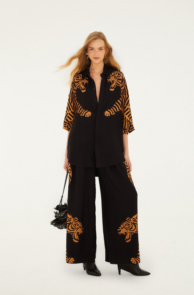 Black Tiger Long Sleeve Shirt