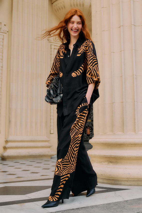 Shop Black Tiger Pants