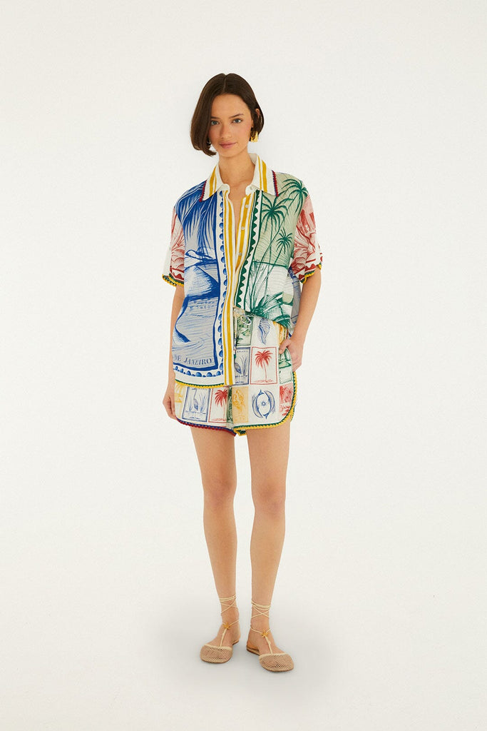 Brasil Vintage Off-White Shorts