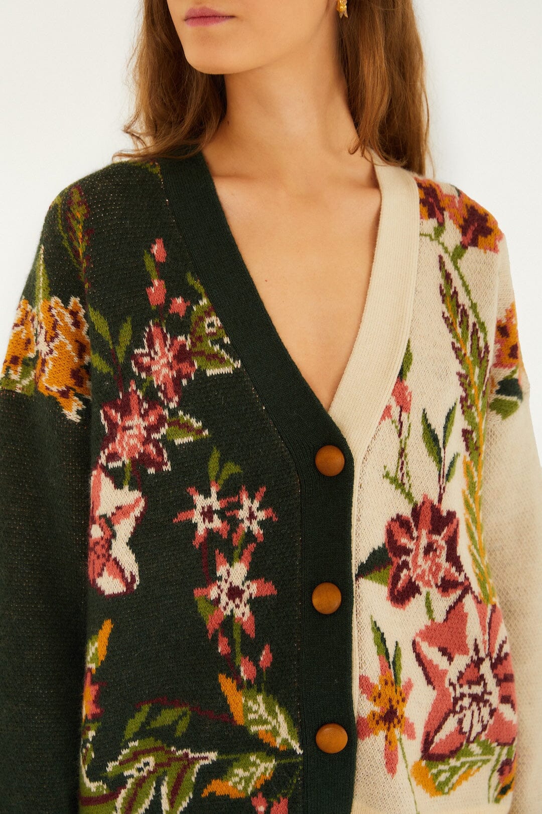 Mixed Nature Knit Cardigan