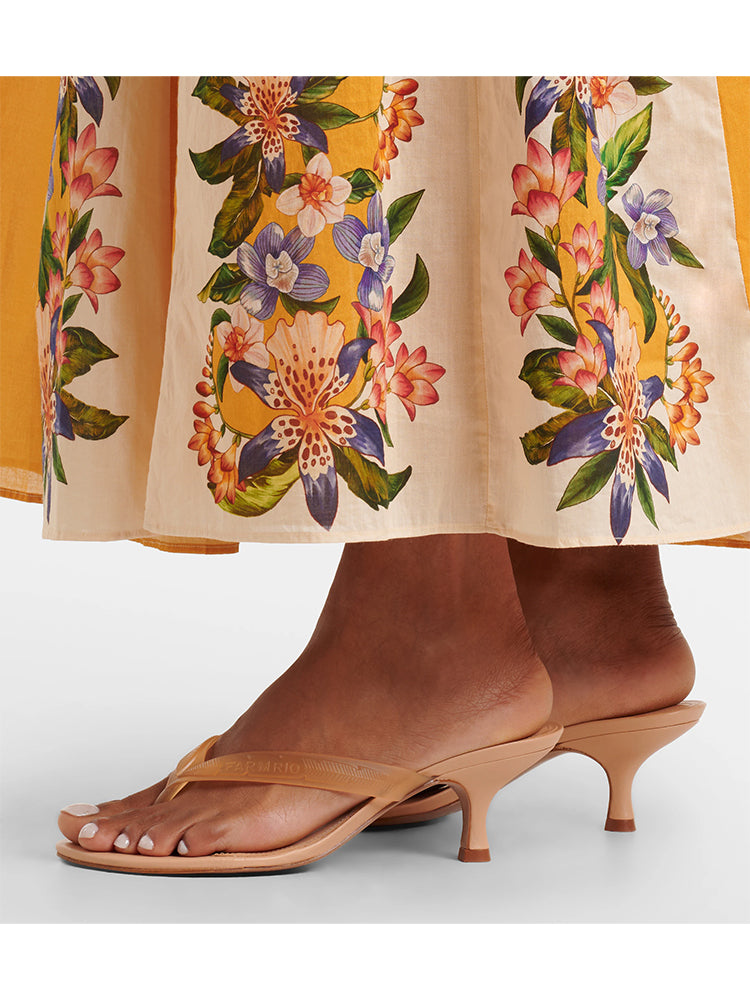 Rob Heel Sandal in Old Blush