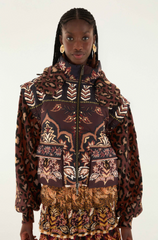 Winter Ainika Brown Puffer Jacket - s