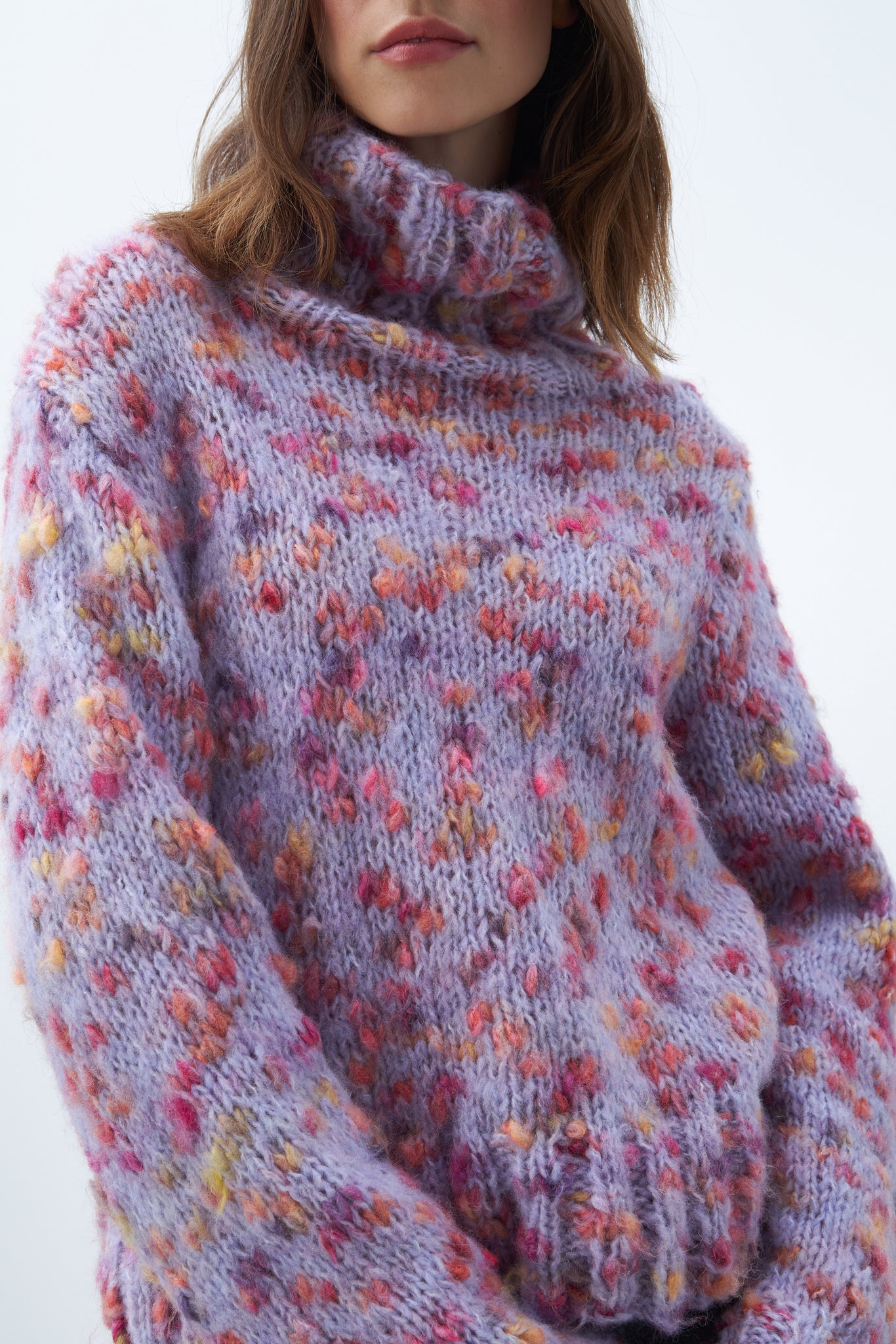 Fleur Sweater in Lilac Wildflower