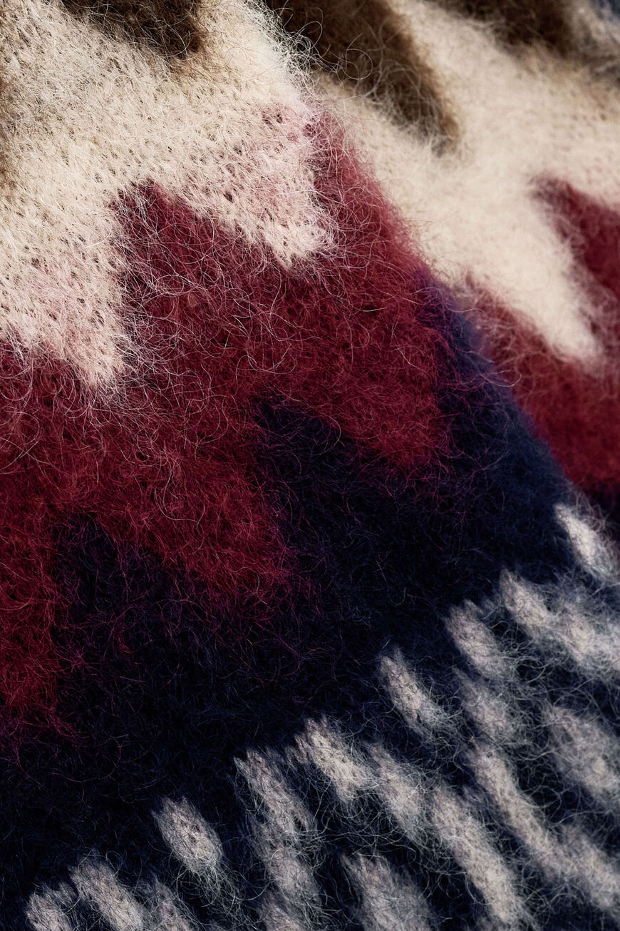 Floyd Pullover. Marine Multico