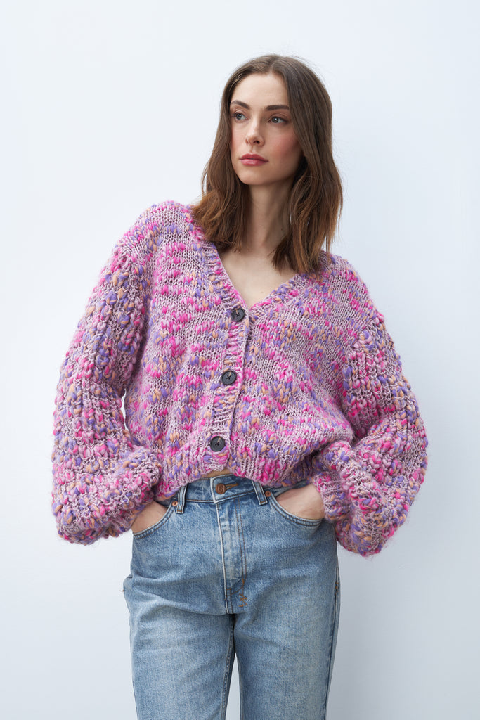 Ginny Cardigan in Taffy Twist