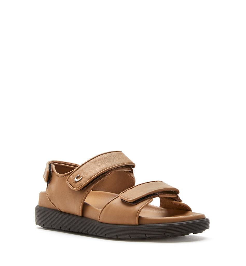 Gilmore Sandal in Camel Leather