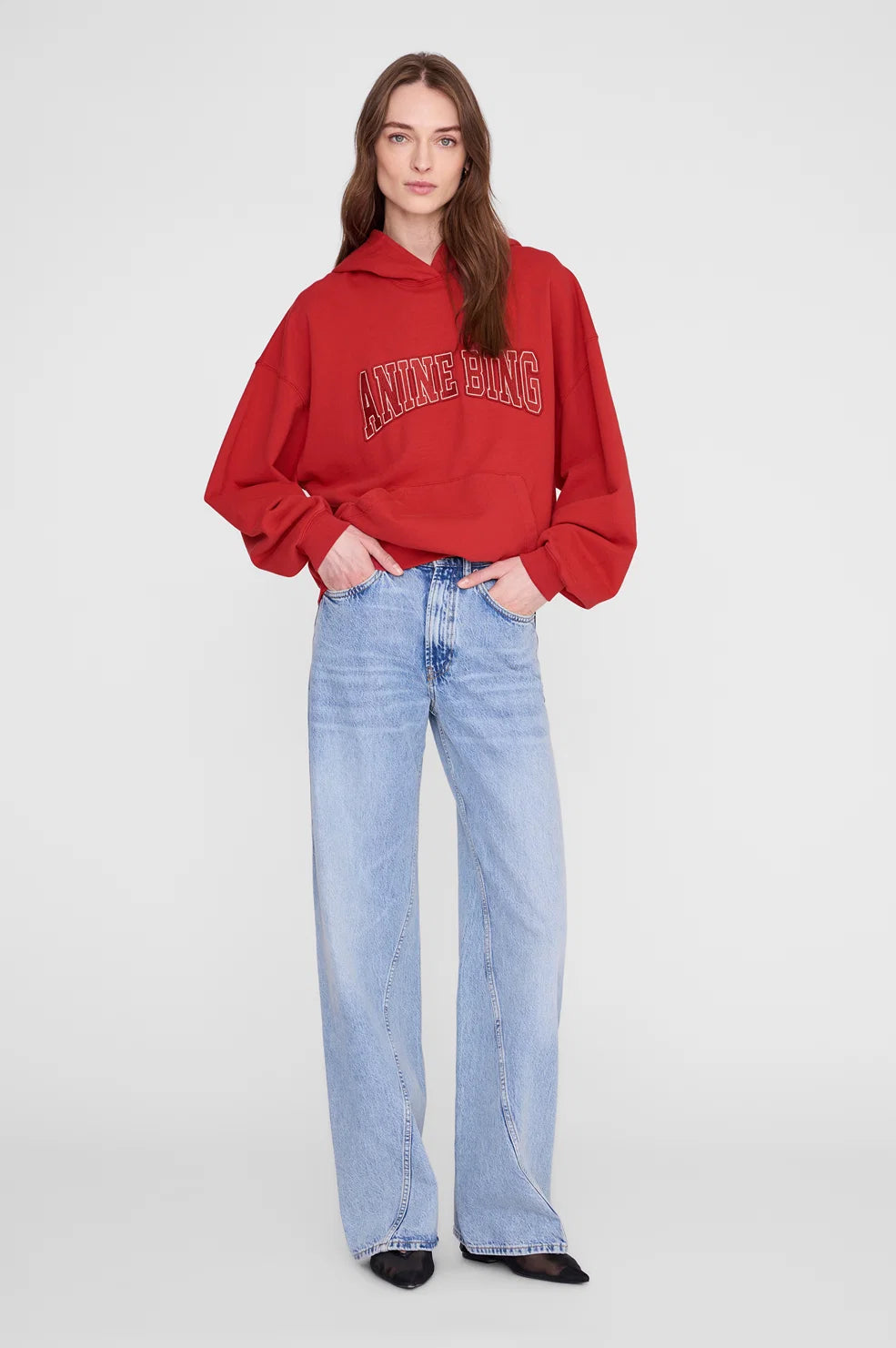 Harvey Sweatshirt in Tango Red