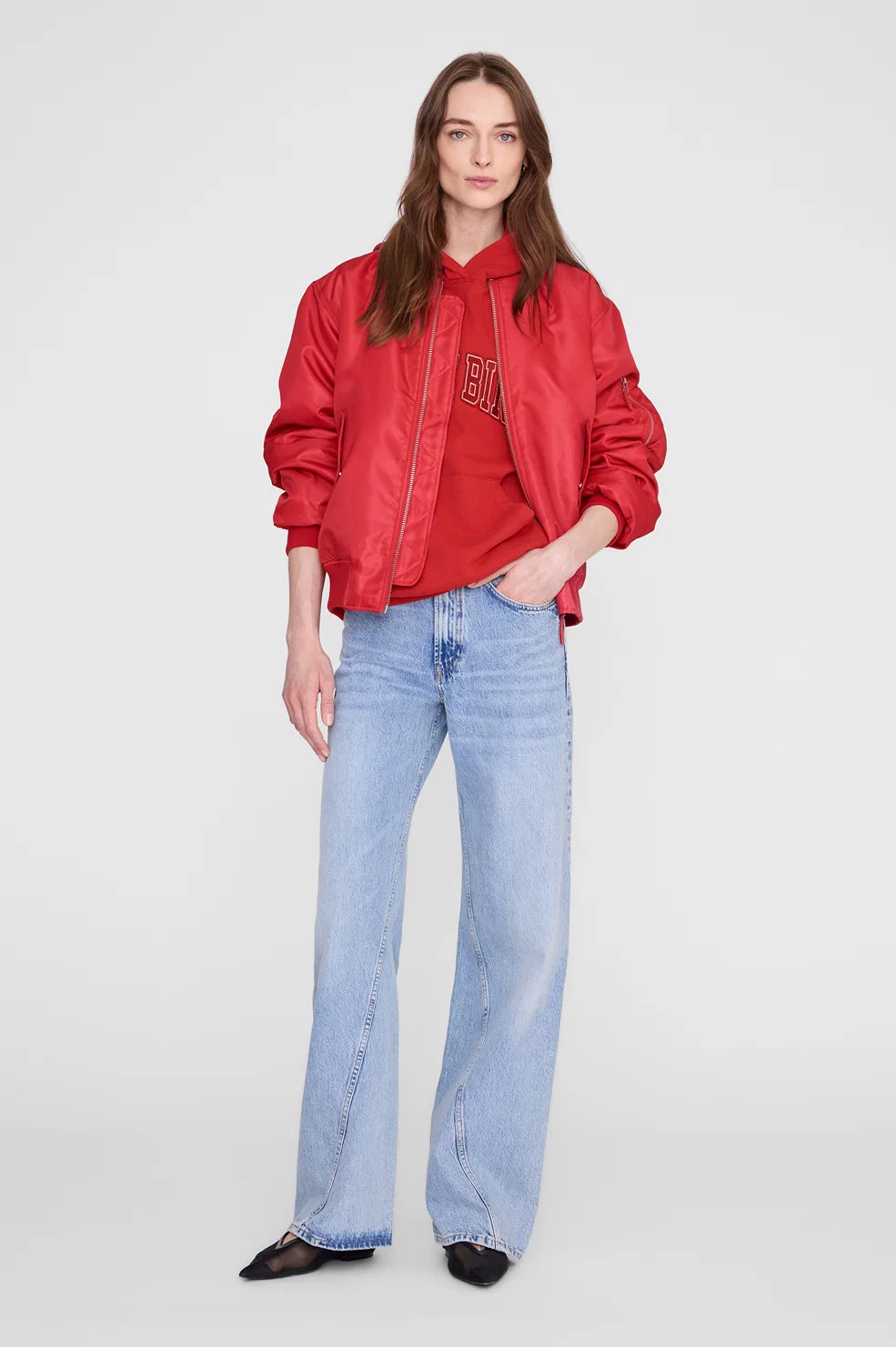 Harvey Sweatshirt in Tango Red