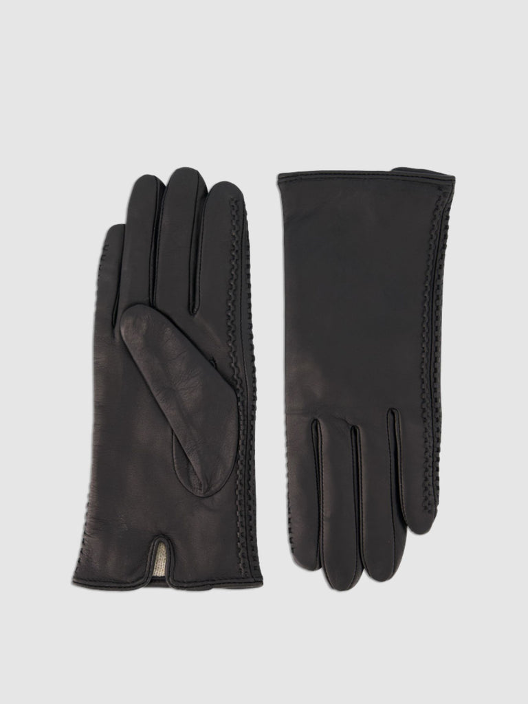 Leather Glove in Jet Black