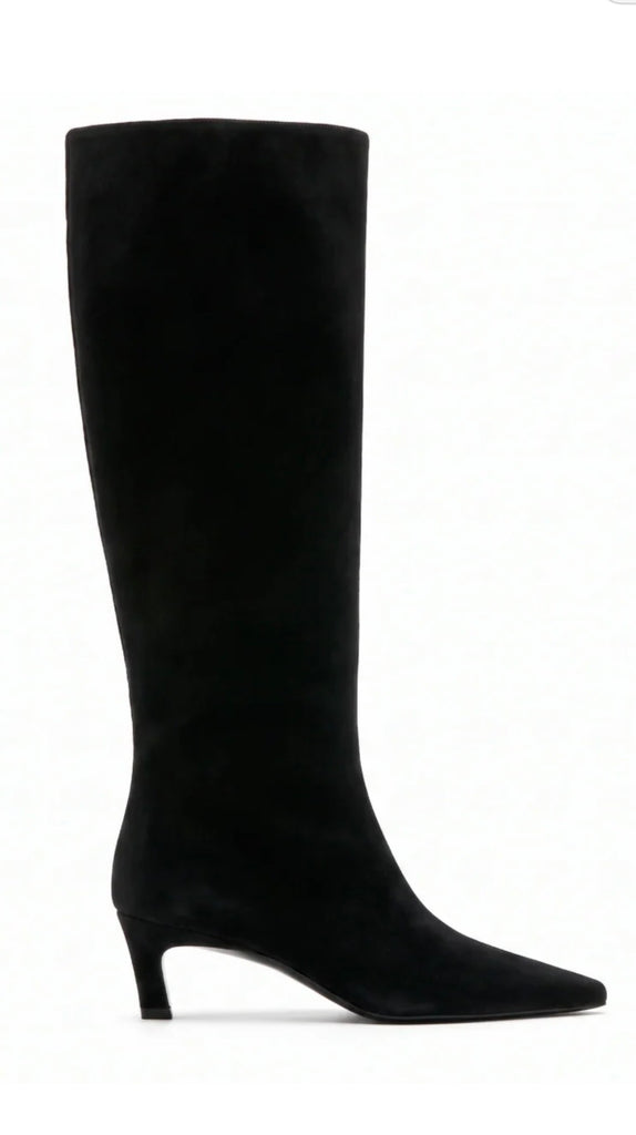 Basel Suede Pull On Boot in Black