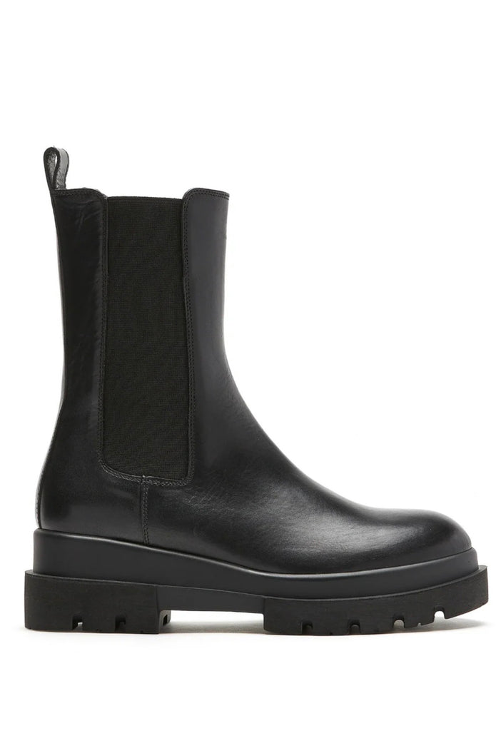 Blaise Leather Boot in Black