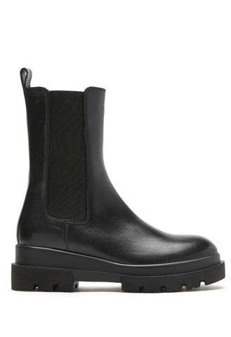 Blaise Leather Boot in Black