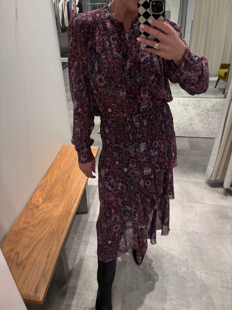 Brigitte Skirt in Plum