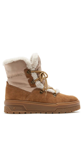 Erika Shearling-Lined Bootie in Toffee