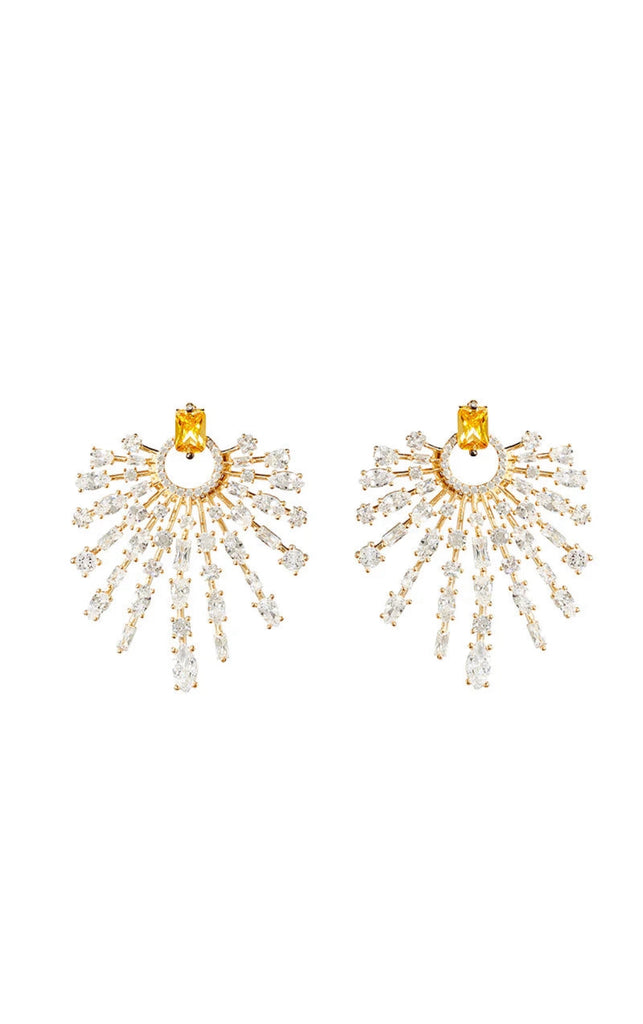 Holly Earrings in Gold