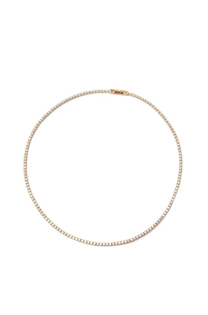 Tish Tennis Necklace in Gold