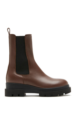 Blaise Leather Boot in Cacoa