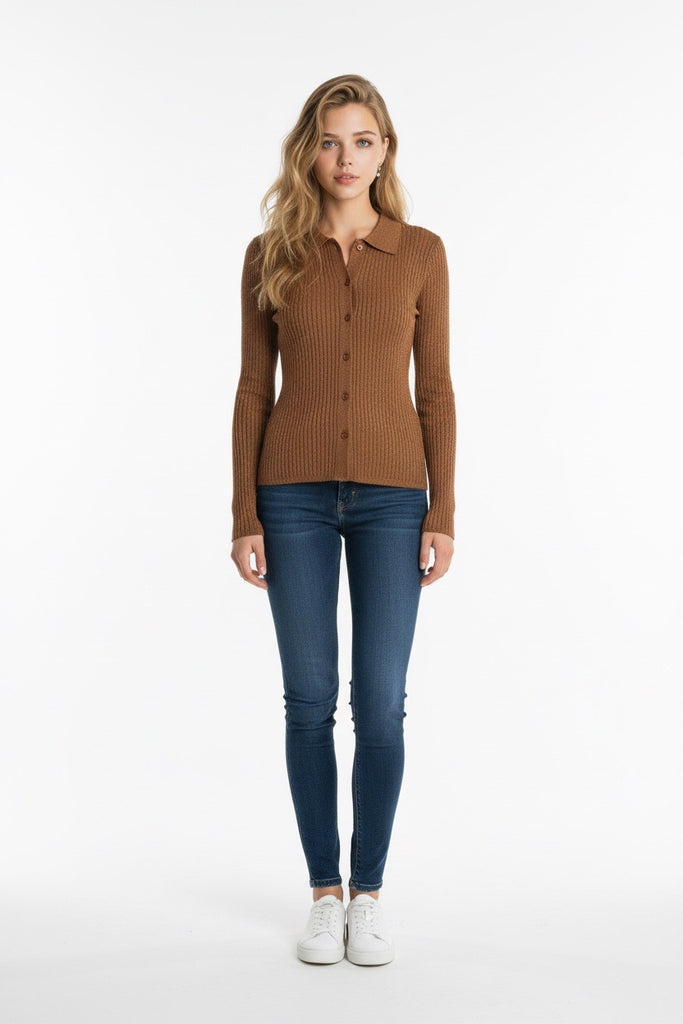 Madeline Sweater in Chestnut