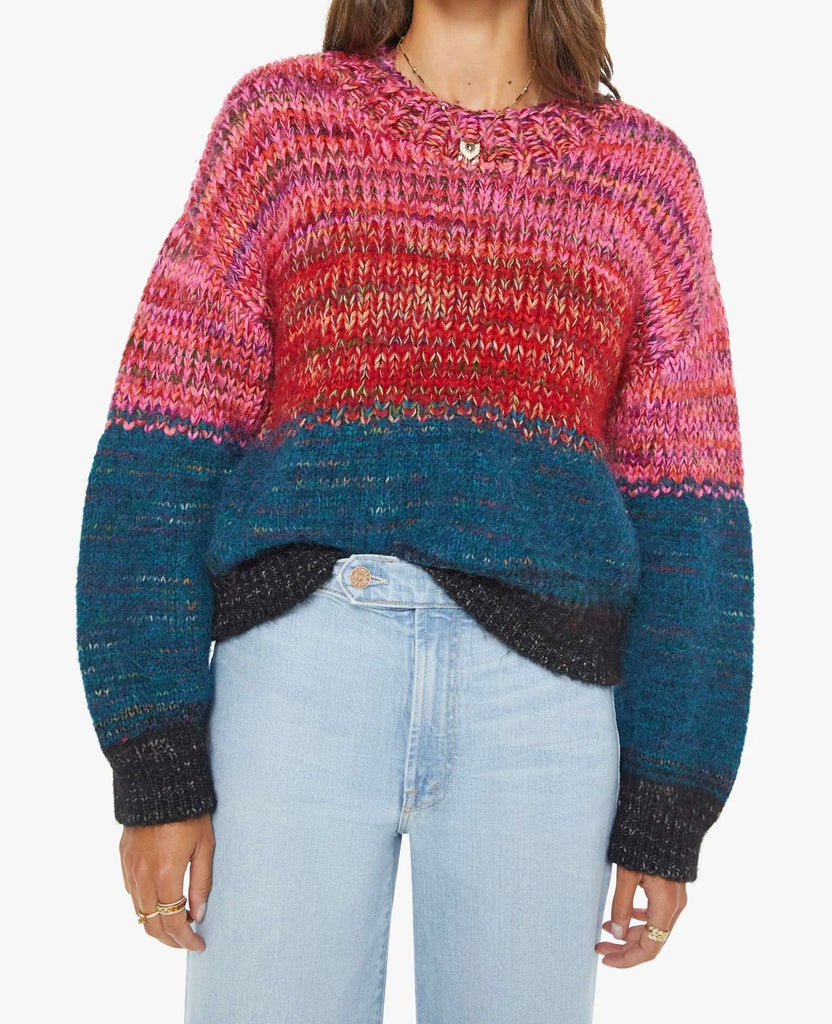 The Crop Pullover in Dusk to Dawn