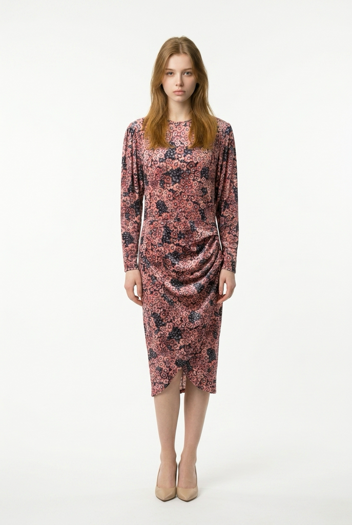 Hadley Dress in Antik Pink