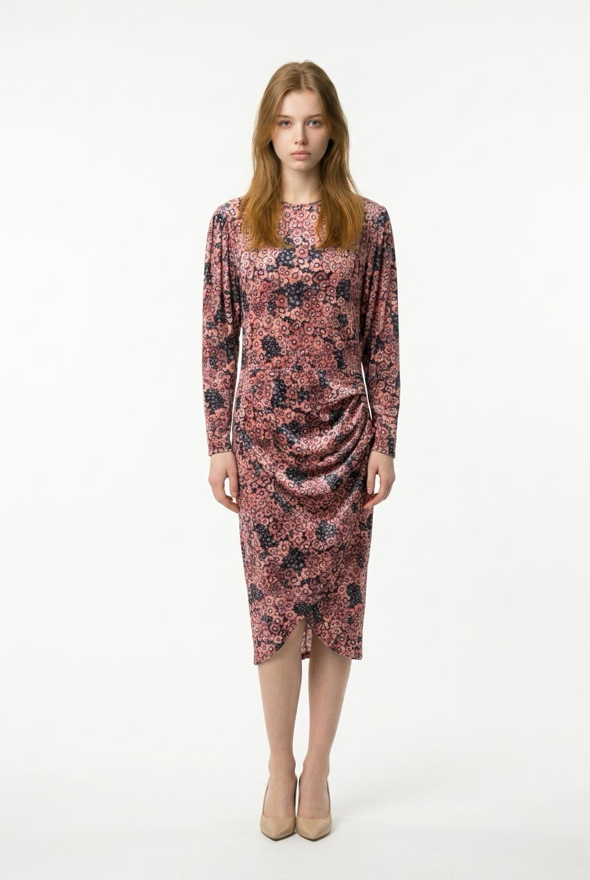 Hadley Dress in Antik Pink