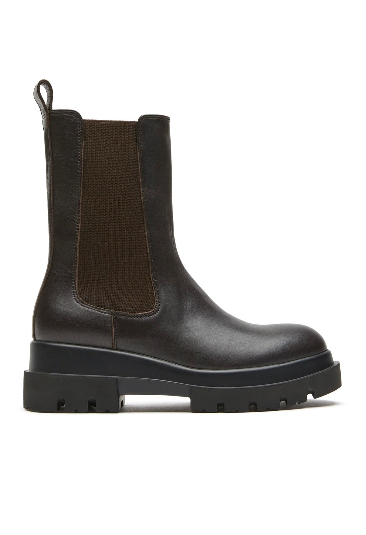 Blaise Leather Boot in Brown