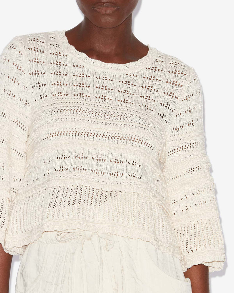Azelia Sweater in Ecru