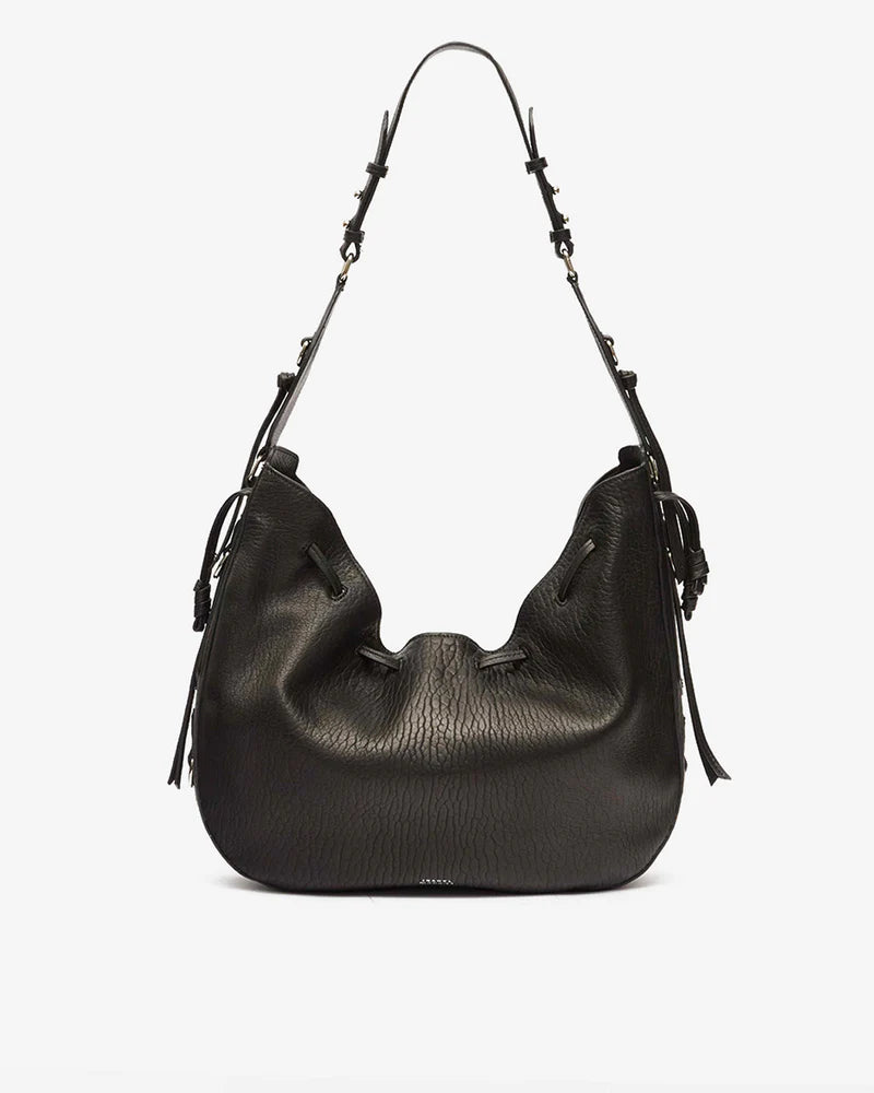 Bolton Hobo in Black and Silver