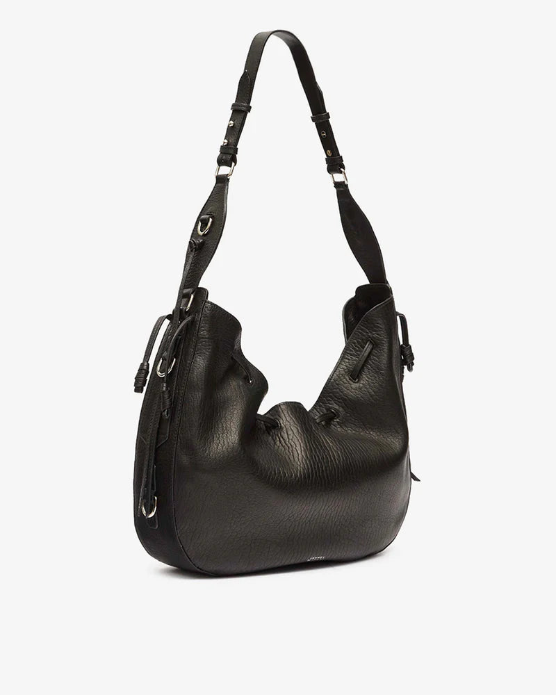 Bolton Hobo in Black and Silver