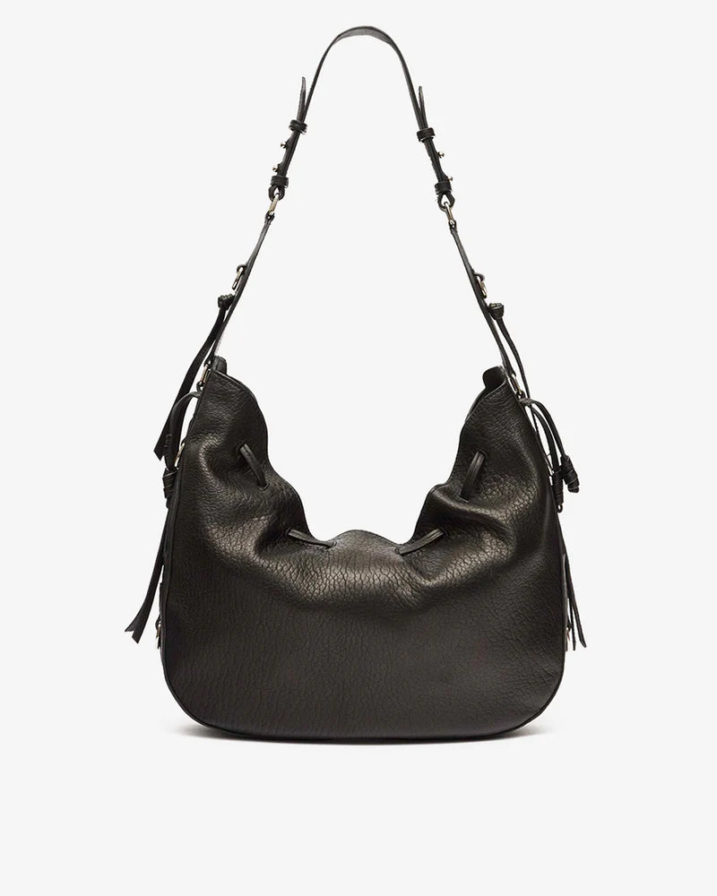 Bolton Hobo in Black and Silver