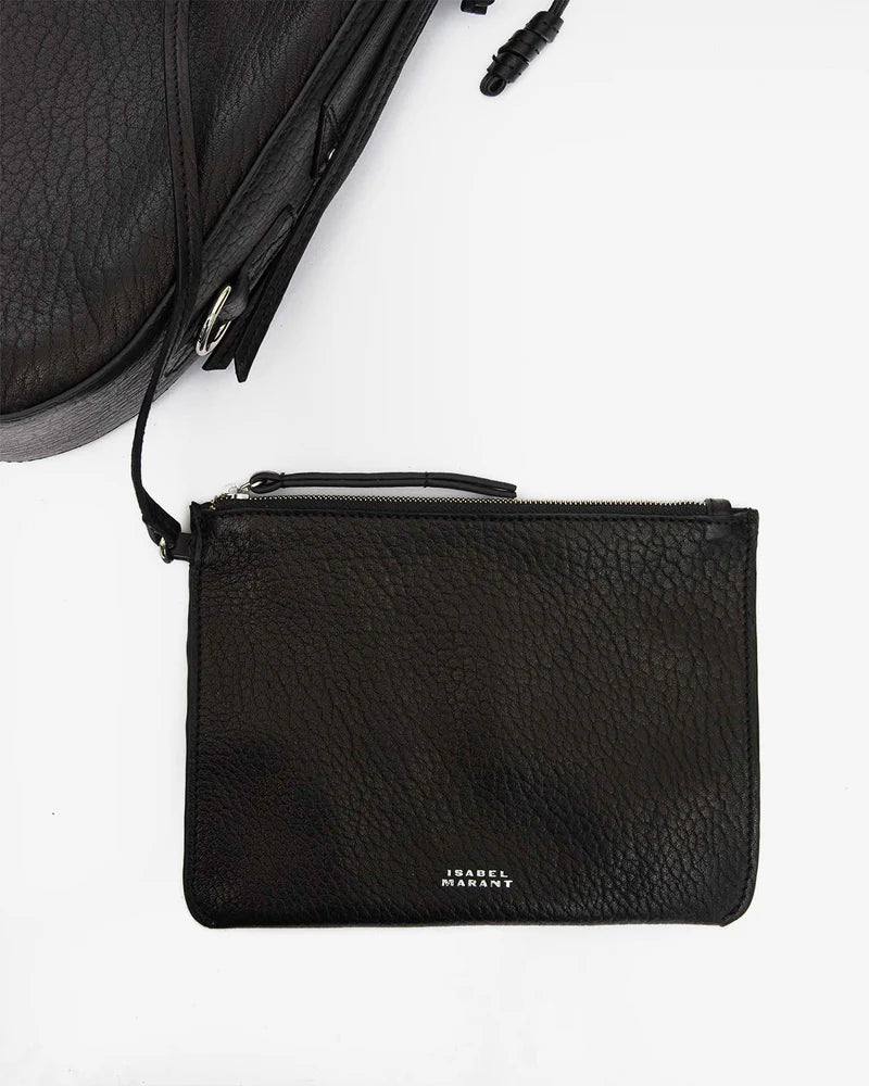 Bolton Hobo in Black and Silver