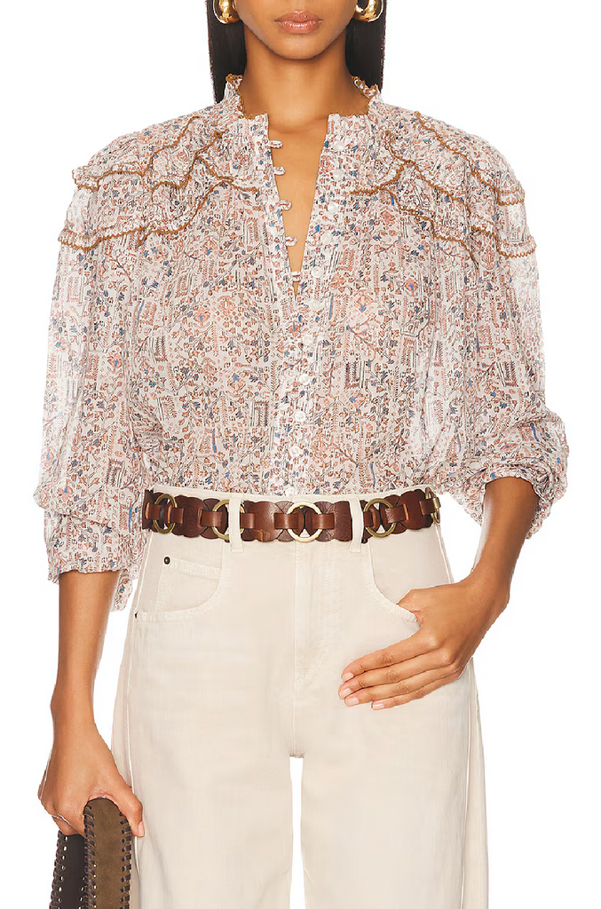 Christa Top in Ecru