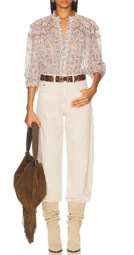 Christa Top in Ecru