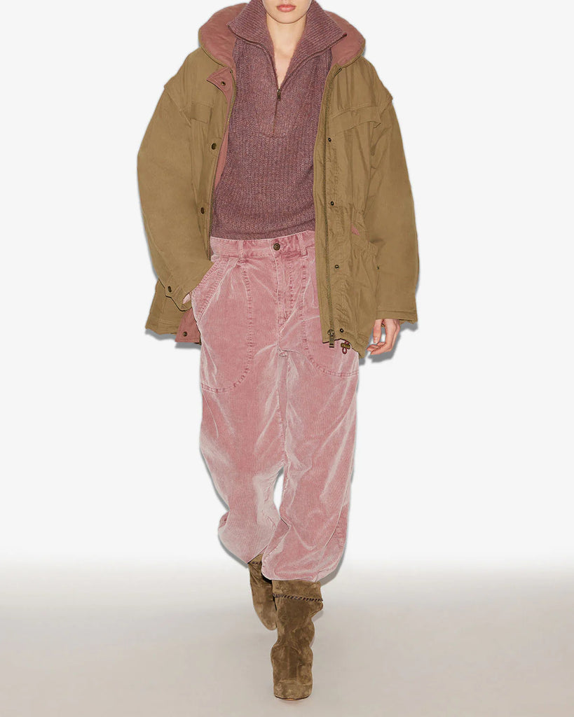 Damone Coat in Khaki