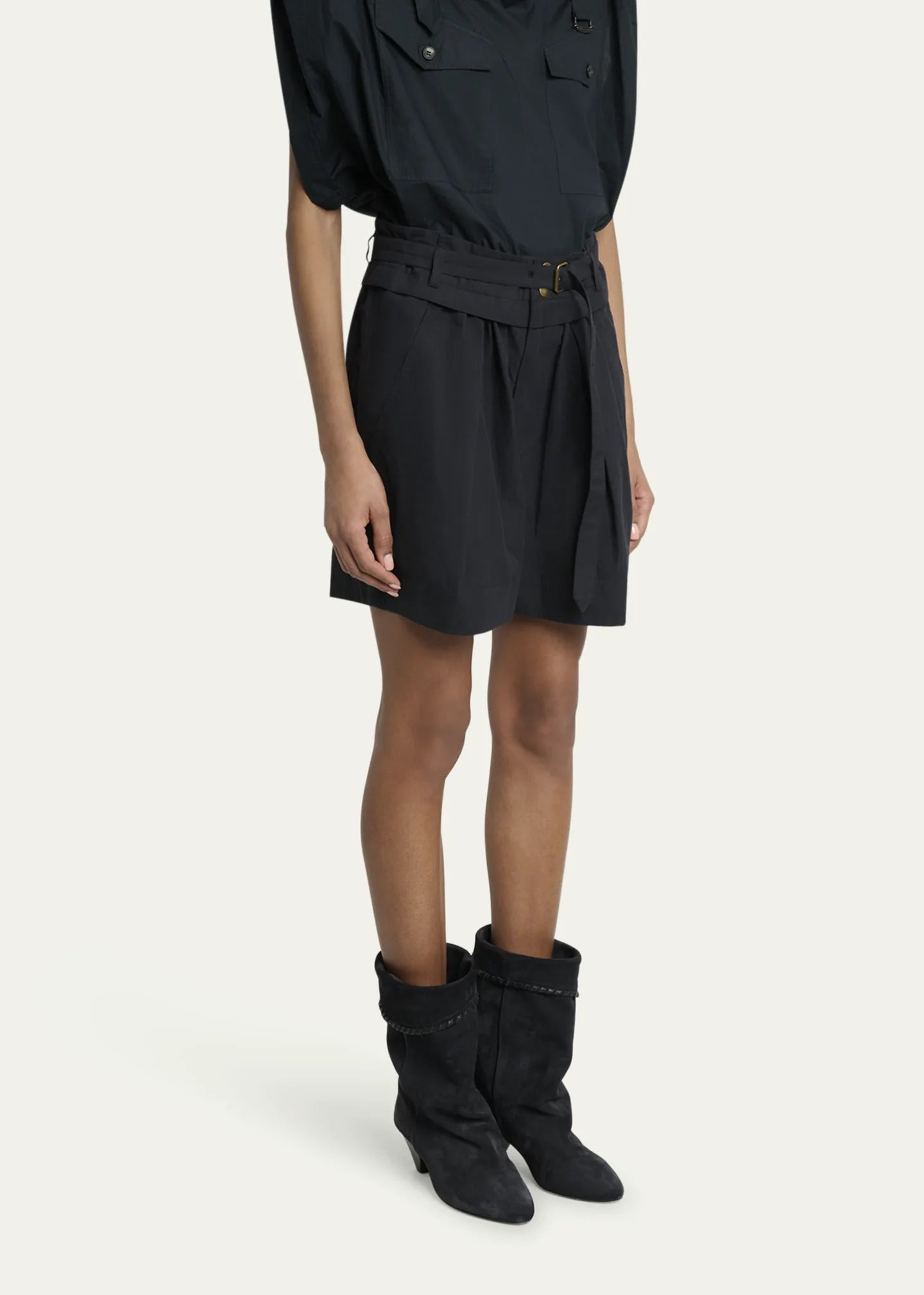 Danica Shorts in Faded Black