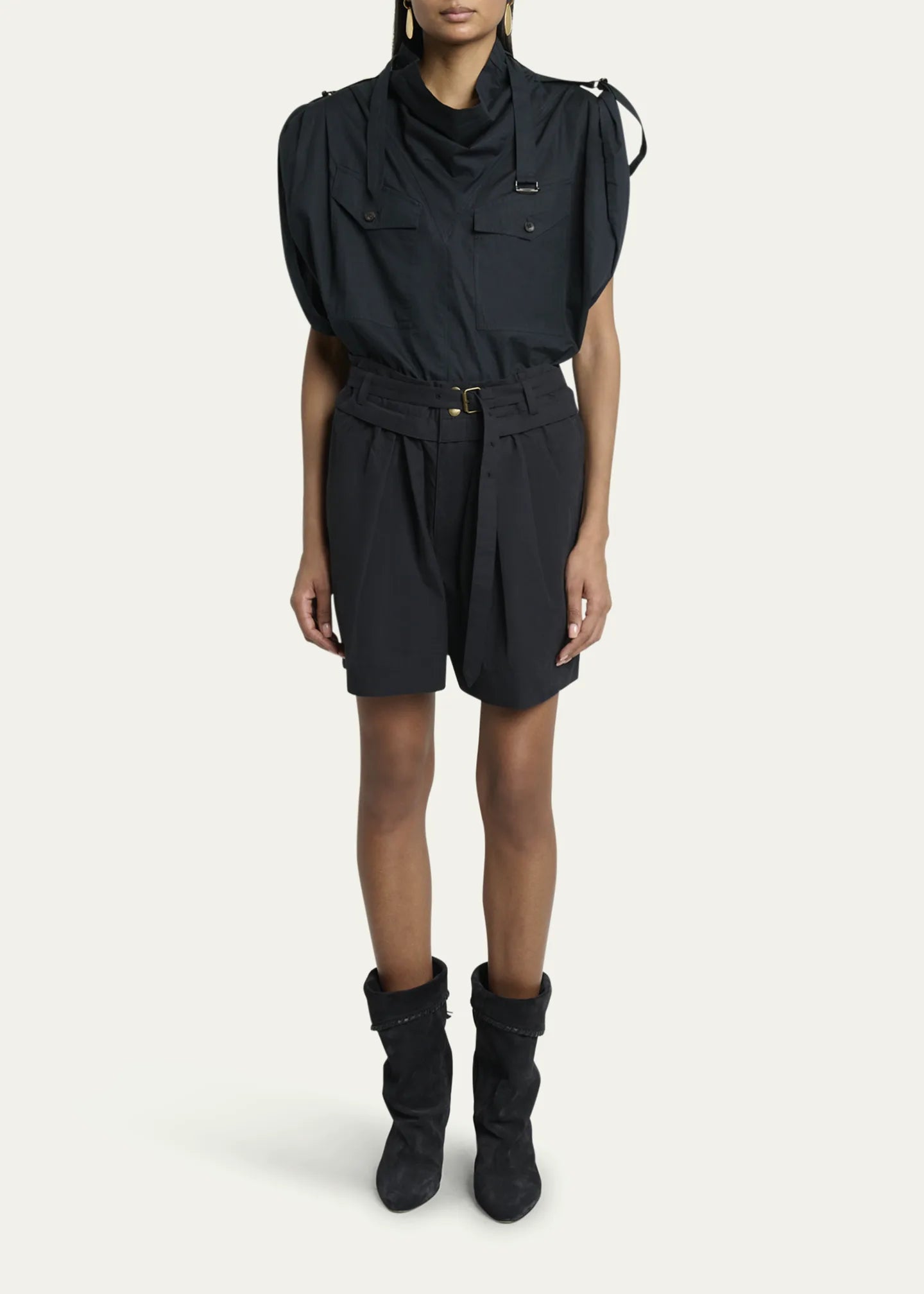 Danica Shorts in Faded Black