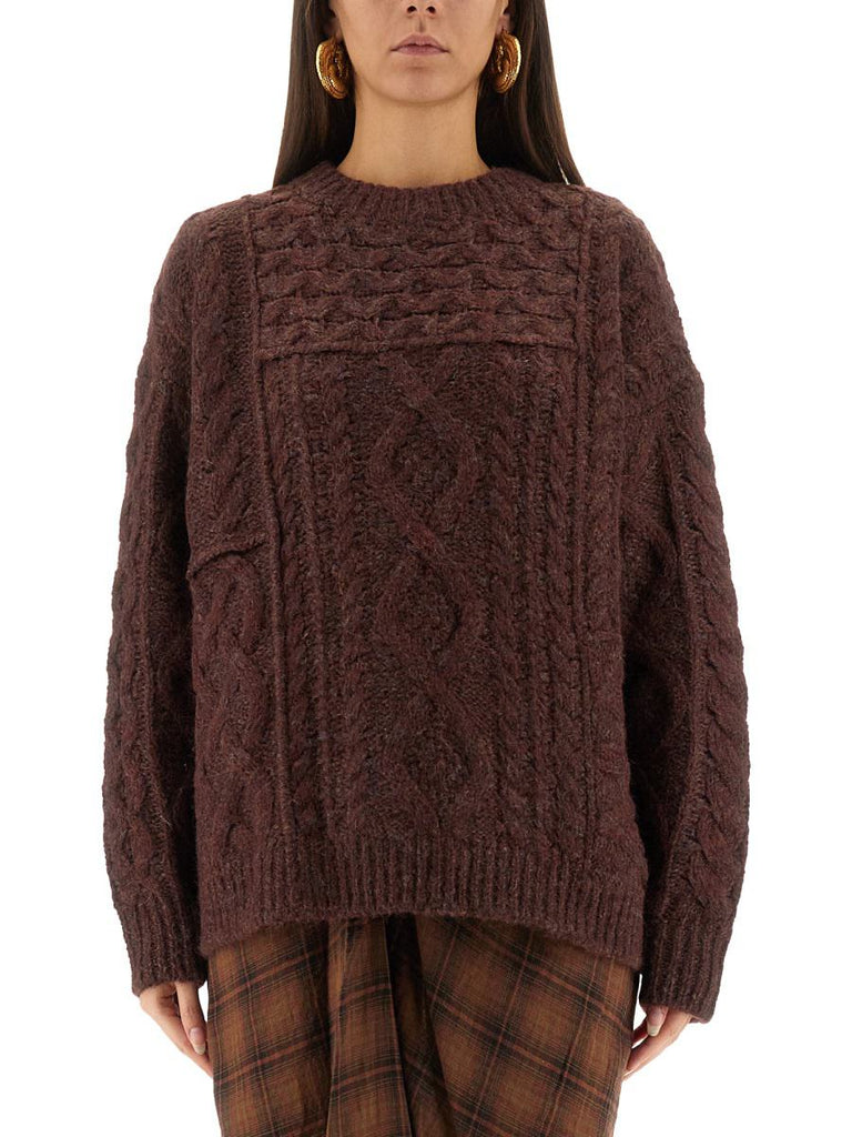 Deotille Pullover in Burgundy