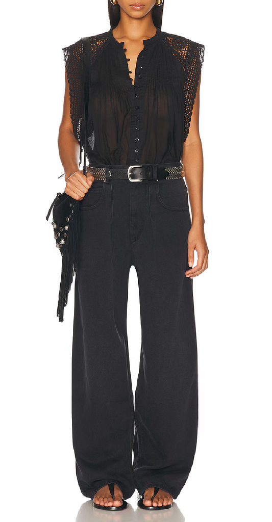 Gresia Top in Black