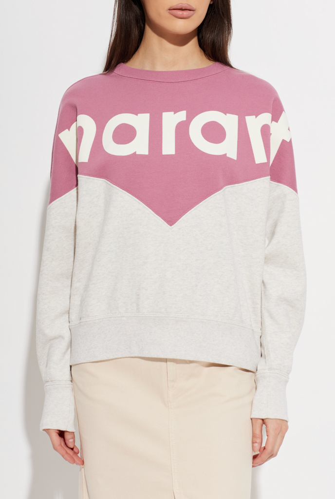 Houston Sweatshirt in Mauve Mist/Ecru