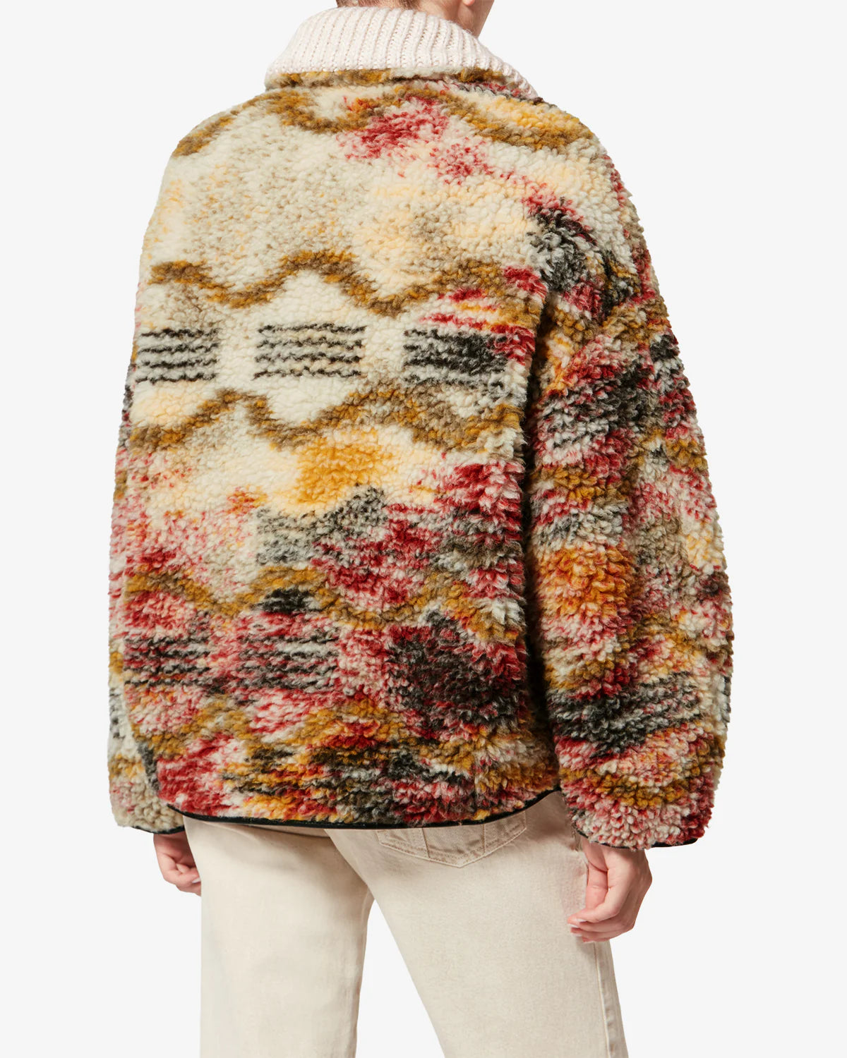 Marner Coat in Ecru/Ochre