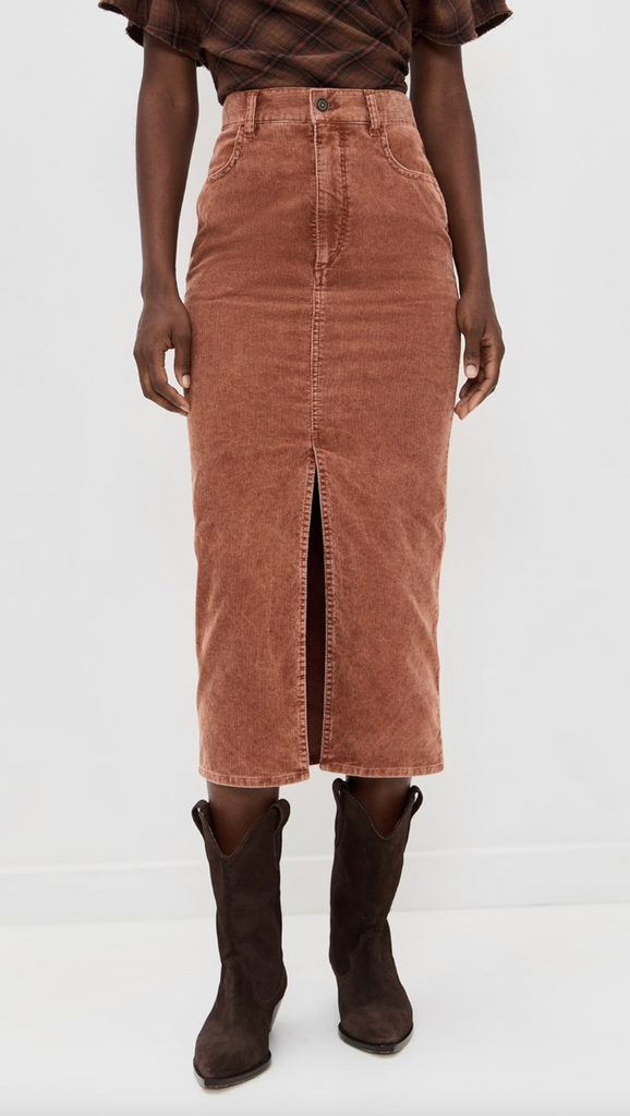 Odalie Skirt in Rust