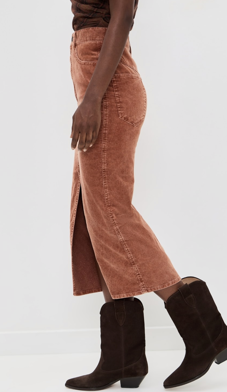 Odalie Skirt in Rust