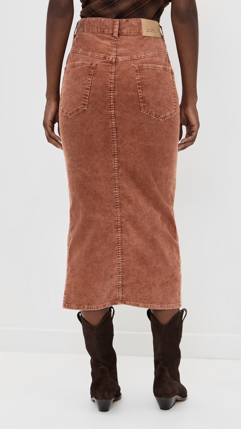 Odalie Skirt in Rust