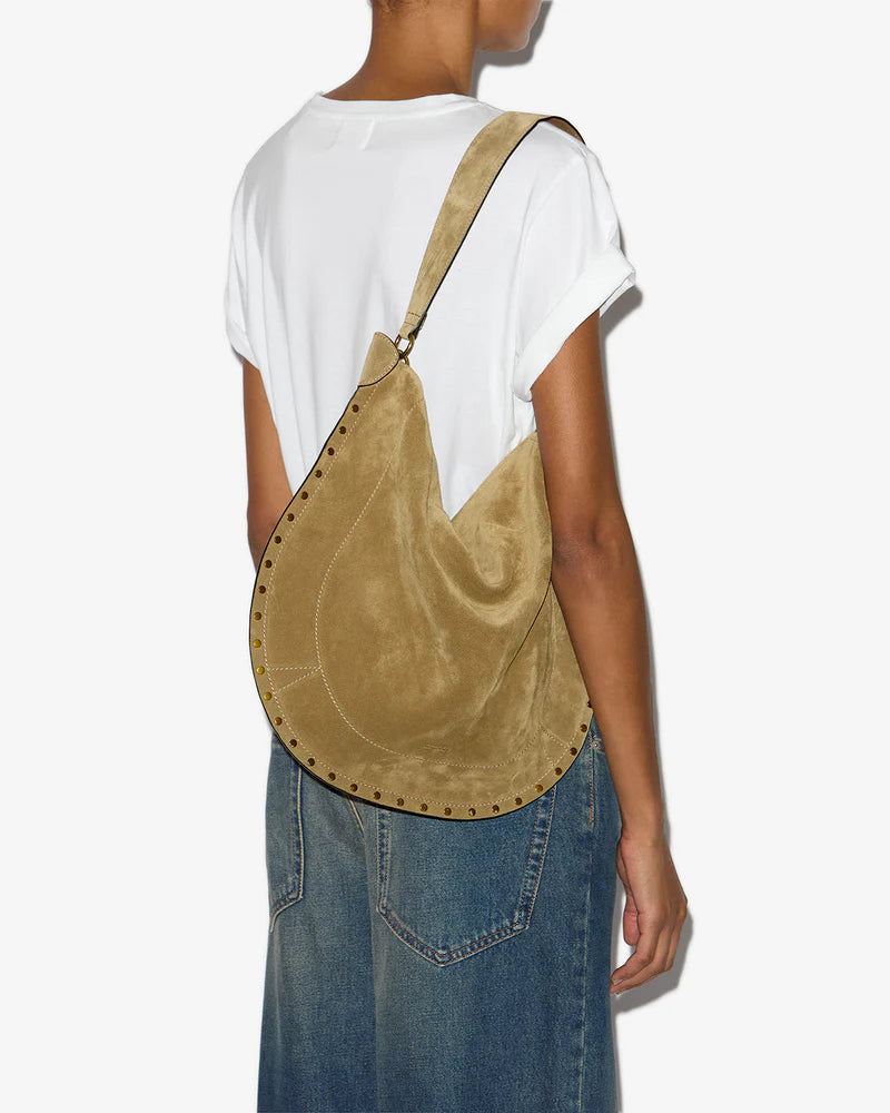Oskan Hobo Soft Bag in Taupe