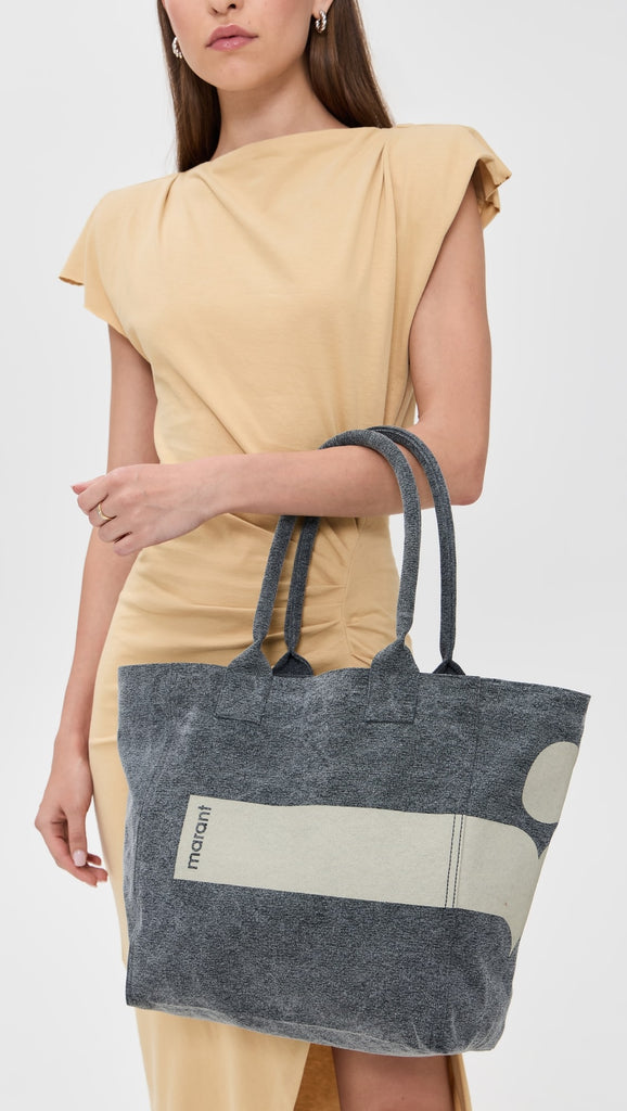 Yenky Signature Tote Bag in Faded Black