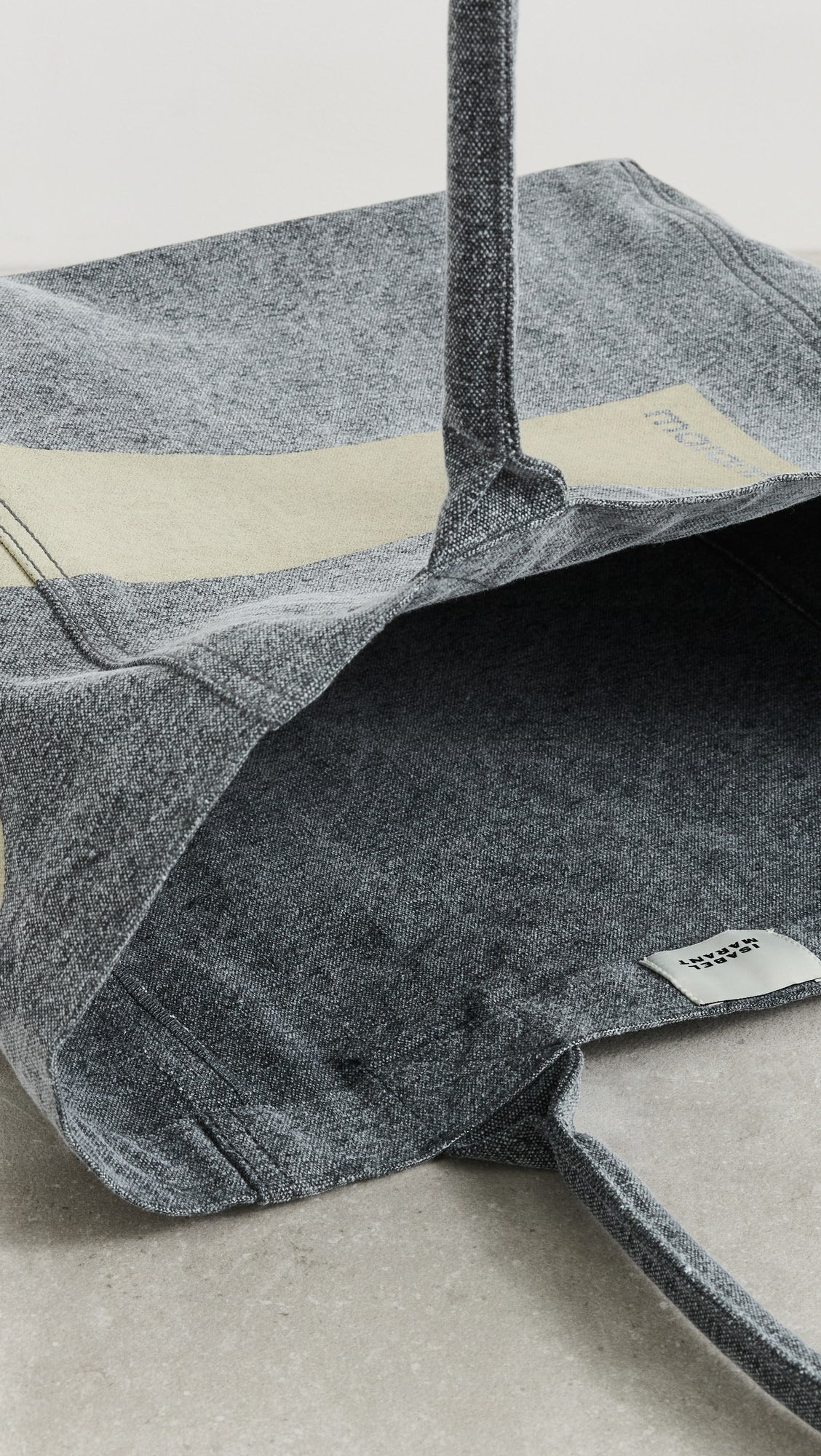 Yenky Signature Tote Bag in Faded Black