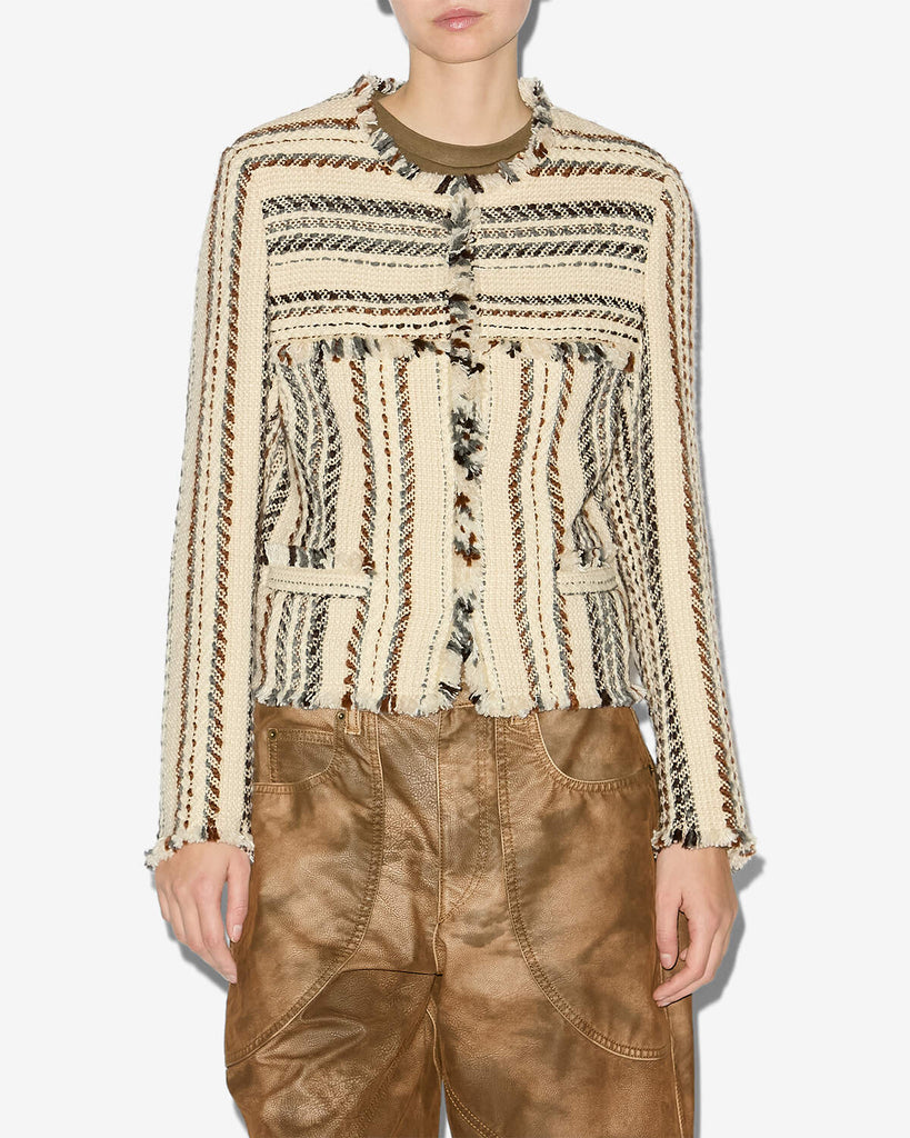 Izaria Jacket in Ecru