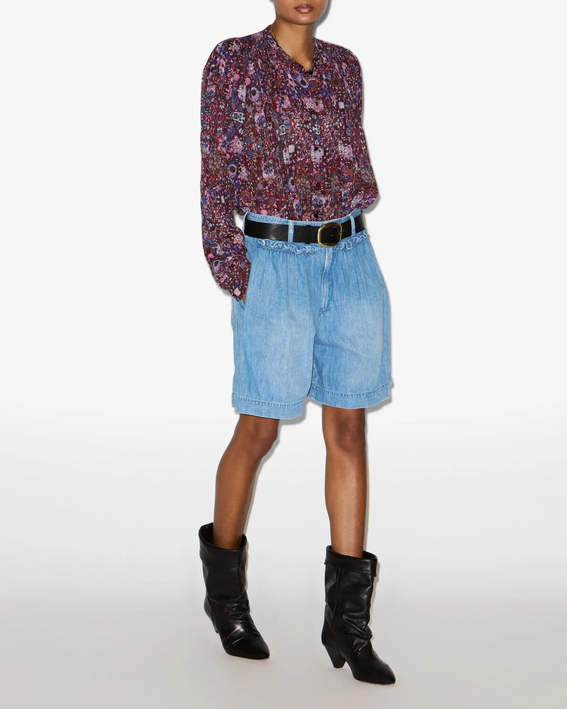 Noeline Top in Plum