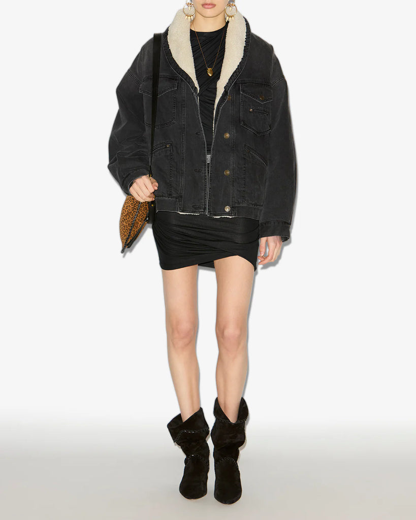 Pimia Jacket in Faded Black