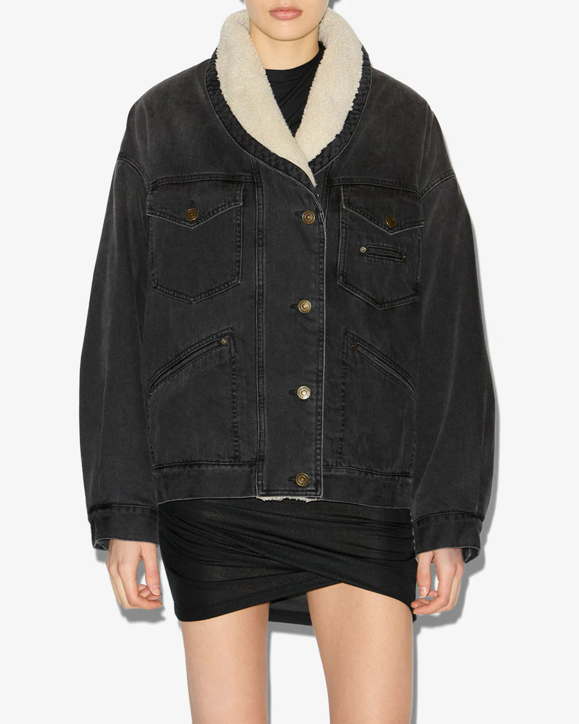 Pimia Jacket in Faded Black
